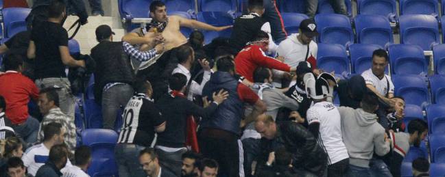 Violence and humanity at European football matches