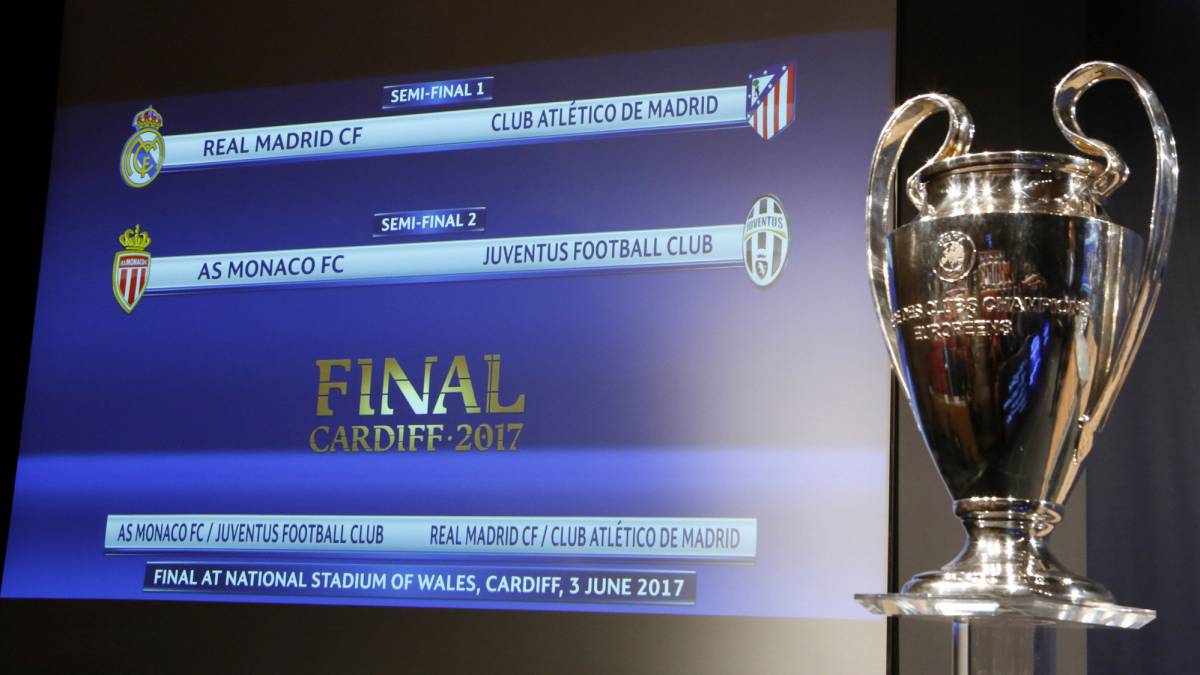 LIGA CHAMPIONS 2017 Semifinal Derby Madrid AS Monaco Vs Juventus