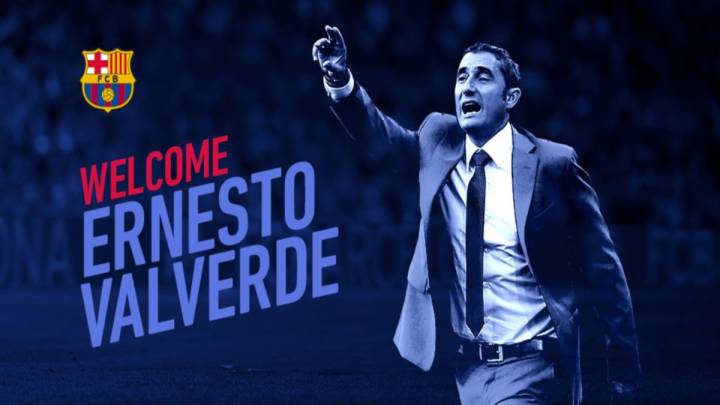Ernesto Valverde confirmed as new Barcelona coach