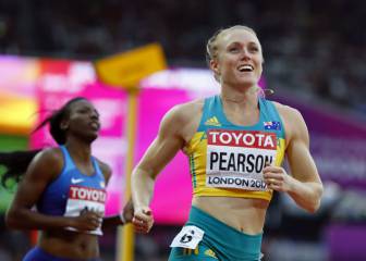Pearson affirms comeback by coasting into 100m hurdles final
