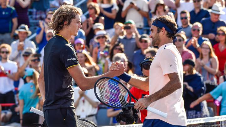 Zverez up to career high of seven after Federer win in Montreal