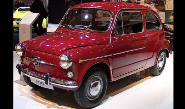 Alfredo di Stefano's modest Seat 600.