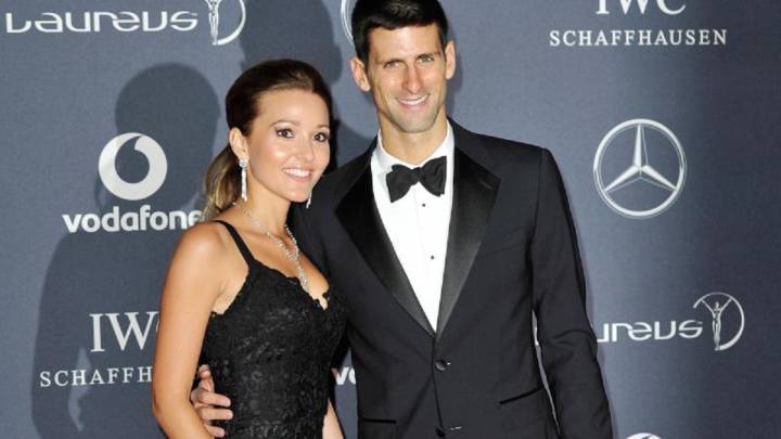 Tennis star Djokovic's wife has given birth to the couple's second child, to be named Tara, Blic newspaper reported on Sunday.