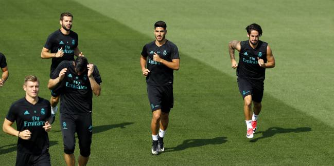 Real Madrid training.