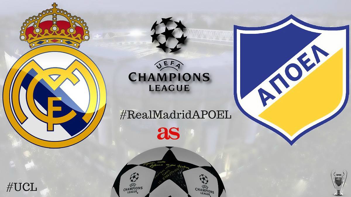 Real Madrid Vs APOEL Live Stream Online UEFA Champions League