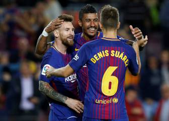 Barca hit Eibar for six as Messi runs riot