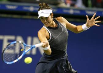 Muguruza overpowers Garcia to reach semi-finals in Tokyo