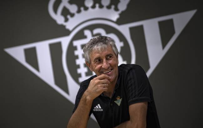 AS speak with Quique Setién