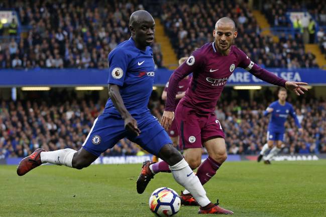 Chelsea's French midfielder N'Golo Kante again makes the list.