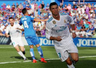 Ronaldo off the mark in LaLiga this season against Getafe