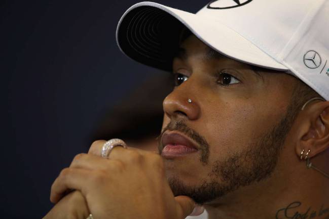 Lewis Hamilton of Great Britain and Mercedes GP