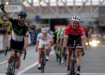 Cavendish edges Froome in scorching sprint finish in Tokyo
