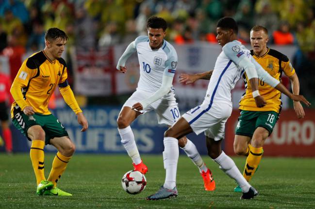 Marcus Rahford and Dele Alli.
