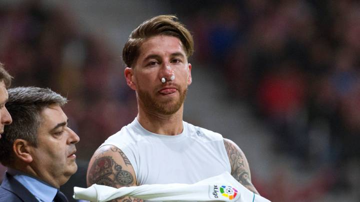 Sergio Ramos has broken his nose