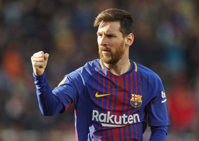 Barcelona's Lionel Messi.