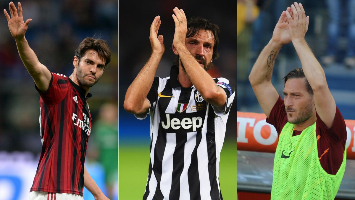 Kaka, Pirlo and Totti – Football greats who retired in 2017