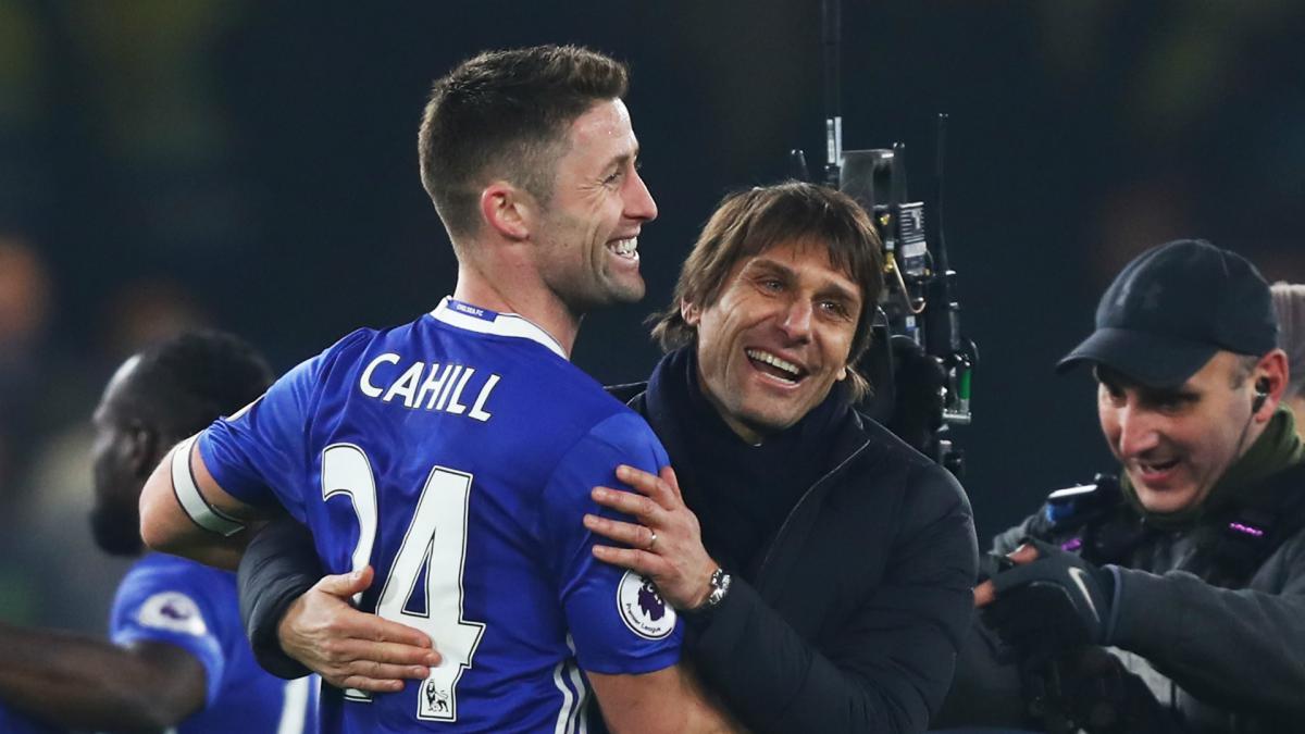 Cahill has 'no idea' about Conte's Chelsea future