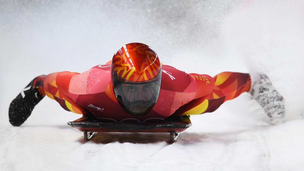 Winter Olympics 2018: Spanish slider's homemade shoes led to 'grater' success
