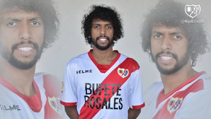 Saudi Arabian Rayo Vallecano player, Abdulmajeed Al Sulaiheem.