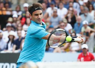 'Fortunate' Federer closes in on Halle title
