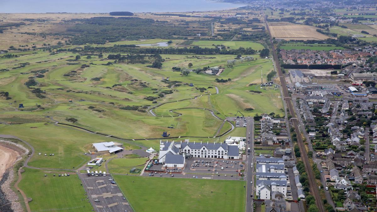Sandy Lyle gets the Open underway at Carnoustie