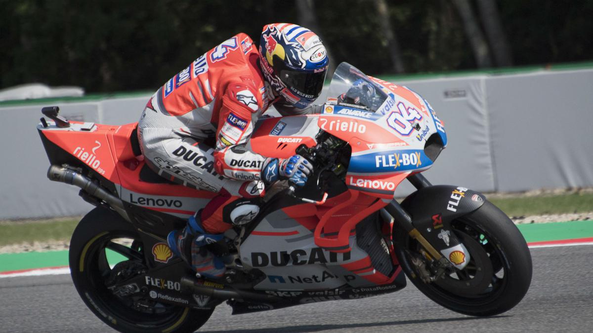 Dovizioso triumphs as Marquez's milestone race proves a struggle