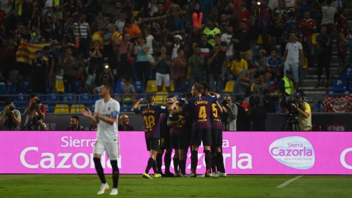 Spanish Super Cup 2018: Barcelona 2-1 Sevilla match report
