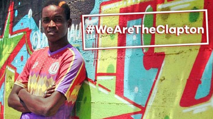 Clapton CFC's away shirt inspired by flag of Second Spanish Republic