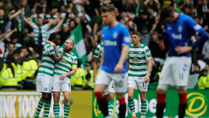 Rangers beaten by Celtic in Gerrard's first Old Firm derby