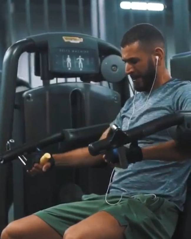 2 August 2018 | Benzema working out.