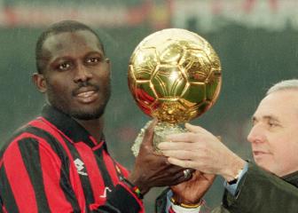 George Weah, 51 and son Timothy, 18, play on same day