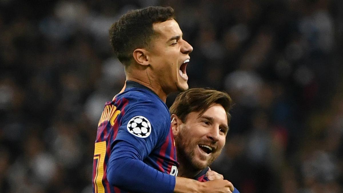 Coutinho and Insigne aiming to maintain hot streaks - Champions League in Opta numbers