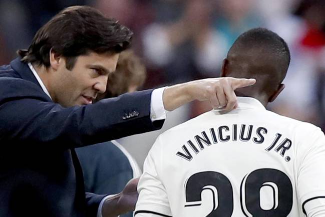 Santiago Solari could consider Vinicius for Plzen challenge.