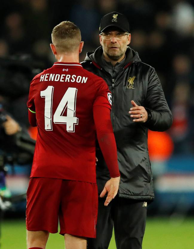 manager jürgen klopp won"t have captain jordan henderson for