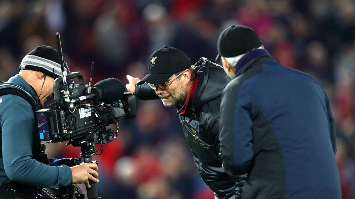 Klopp apologises for running on pitch to celebrate Merseyside derby winner