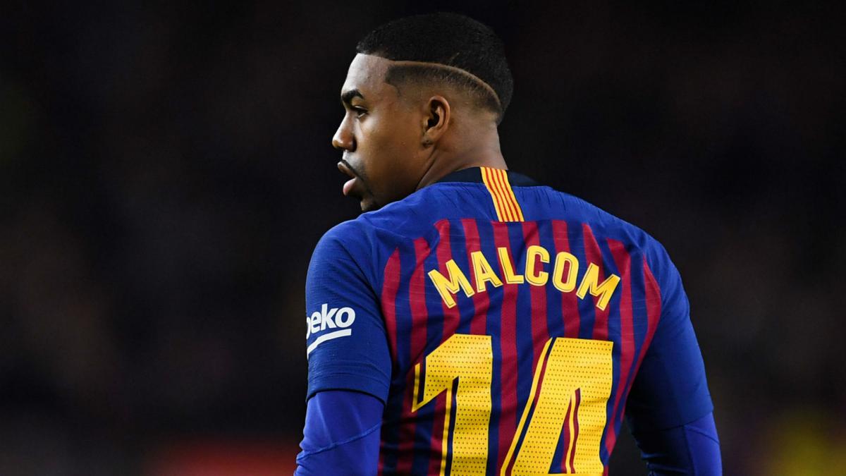 Barcelona's Malcom out for 10-15 days with ankle sprain