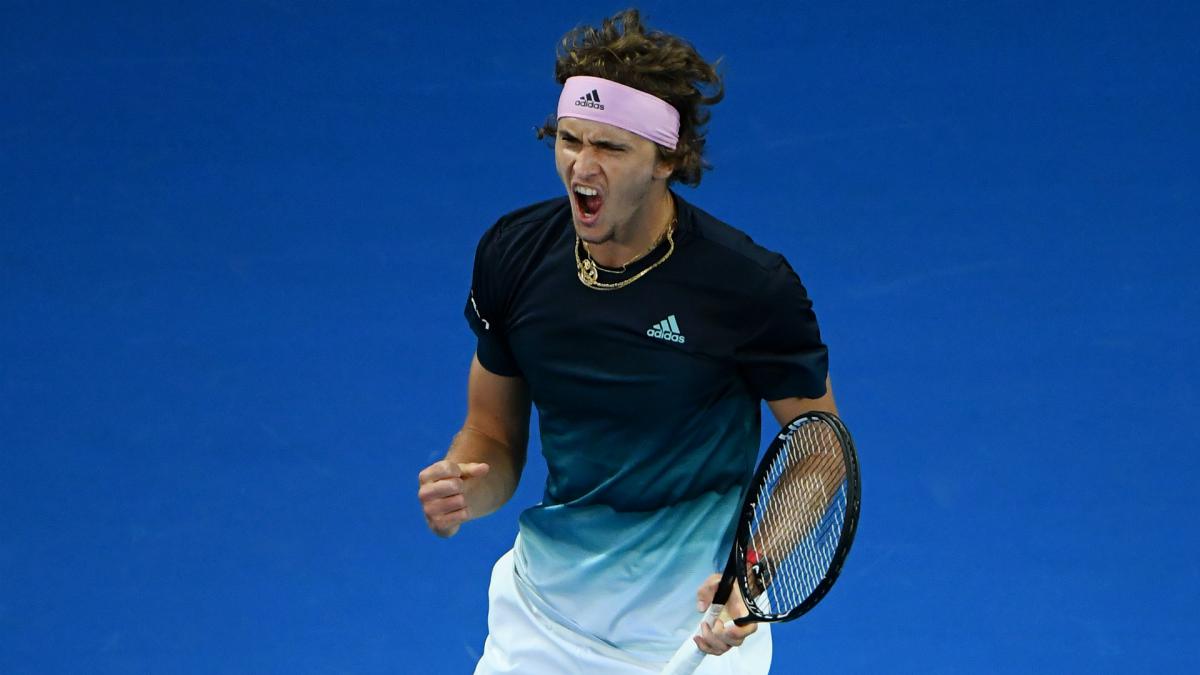 'Asparagus' Zverev joins frustrated Djokovic in round four
