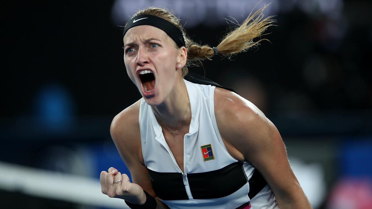 Awesome Kvitova ends Barty's home run in Melbourne
