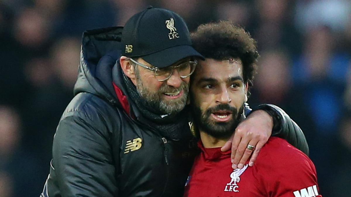 Klopp hails 'outstanding' Salah as Liverpool star hits landmark