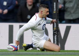 May's hat-trick helps England hammer Les Bleus