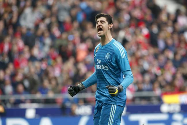 Courtois enjoys win at Atlético Madrid.