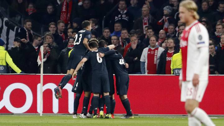 Real Madrid ride their luck to claim first-leg win over Ajax