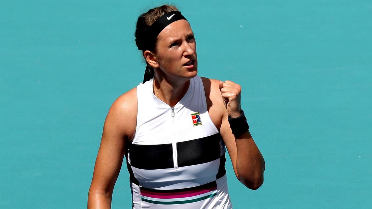Azarenka advances before rain hits Miami Open