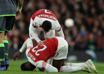 Danny Welbeck back in Arsenal training after broken ankle