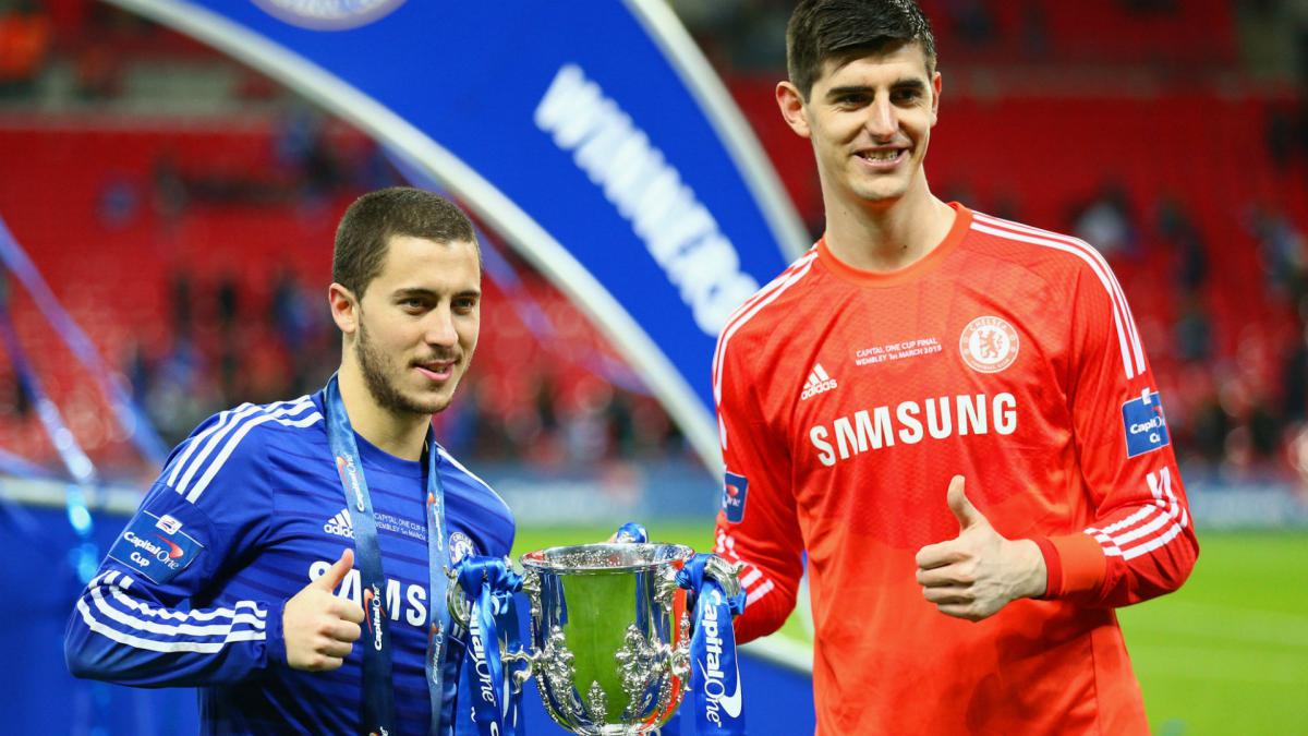 Courtois: I want Hazard to join Real Madrid