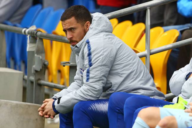 Watching and waiting | Chelsea's Belgian midfielder Eden Hazard.