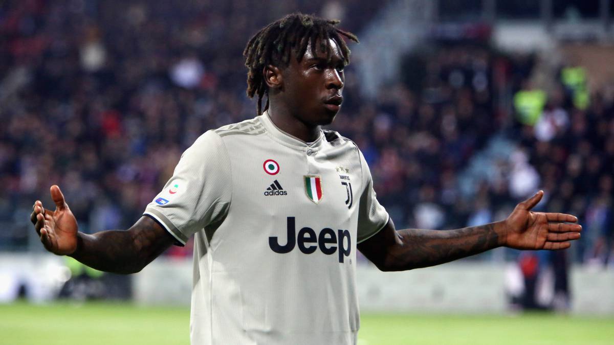 Juve's Moise Kean racially abused after scoring at Cagliari