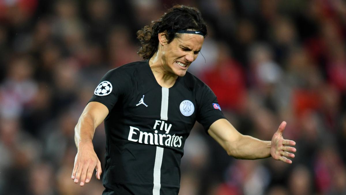 Cavani back in PSG training