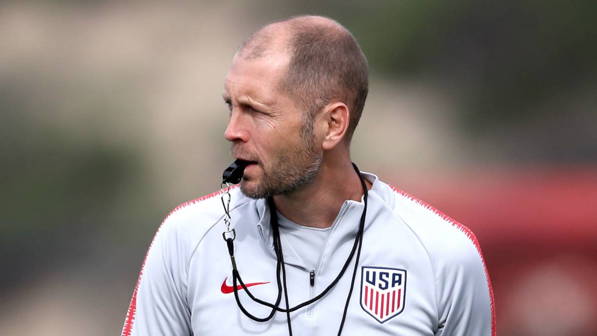 The United States men's national team Gregg Berhalter during US camp