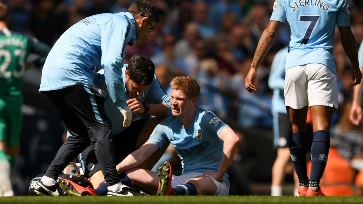 Guardiola suggests De Bruyne's season could be over after Spurs injury